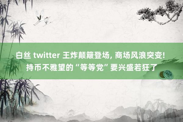 白丝 twitter 王炸颠簸登场， 商场风浪突变! 持币不雅望的“等等党”要兴盛若狂了