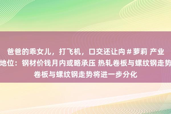 爸爸的乖女儿，打飞机，口交还让禸＃萝莉 产业因素重回主导地位：钢材价钱月内或略承压 热轧卷板与螺纹钢走势将进一步分化