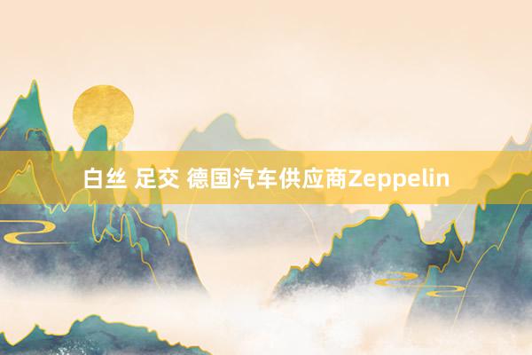 白丝 足交 德国汽车供应商Zeppelin