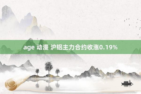 age 动漫 沪铝主力合约收涨0.19%