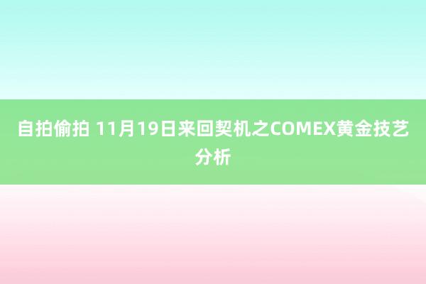 自拍偷拍 11月19日来回契机之COMEX黄金技艺分析